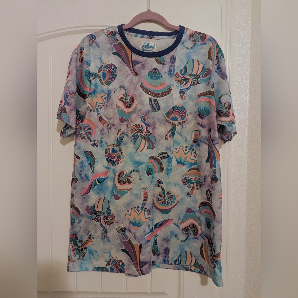 Fresh prints of Bel-Air mushroom psychedelic shirt